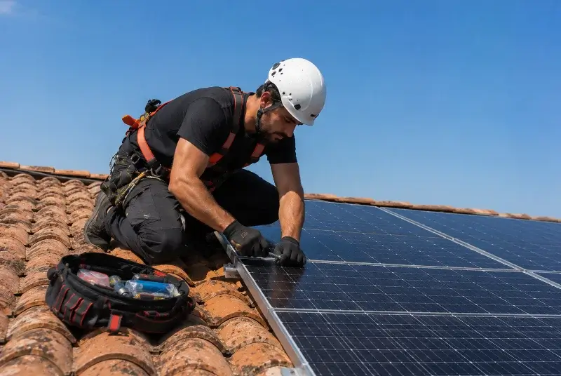 Maintenance et monitoring de panneaux solaires à Mundolsheim